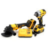 Комплект 2в1 акумулятор DeWalt 36V (гайковий ключ DCF894 + шліфувальний верстат DCG405P2)