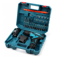 Шуруповерт Makita DF330DWE 12V Li-ion, 3Ah з набором інструментів