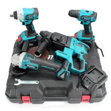 Комплект 4в1 акумулятор Makita 36V (Шуруповерт DDF484 + Болгарка DGA504 + Перфоратор DHR202 + Гайковерт DTW301)