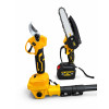 Набор для сада DeWalt 48V 3в1 (2 цепи, секатор DCMPP540P1+DCM160N пила+телескоп 2,6м)