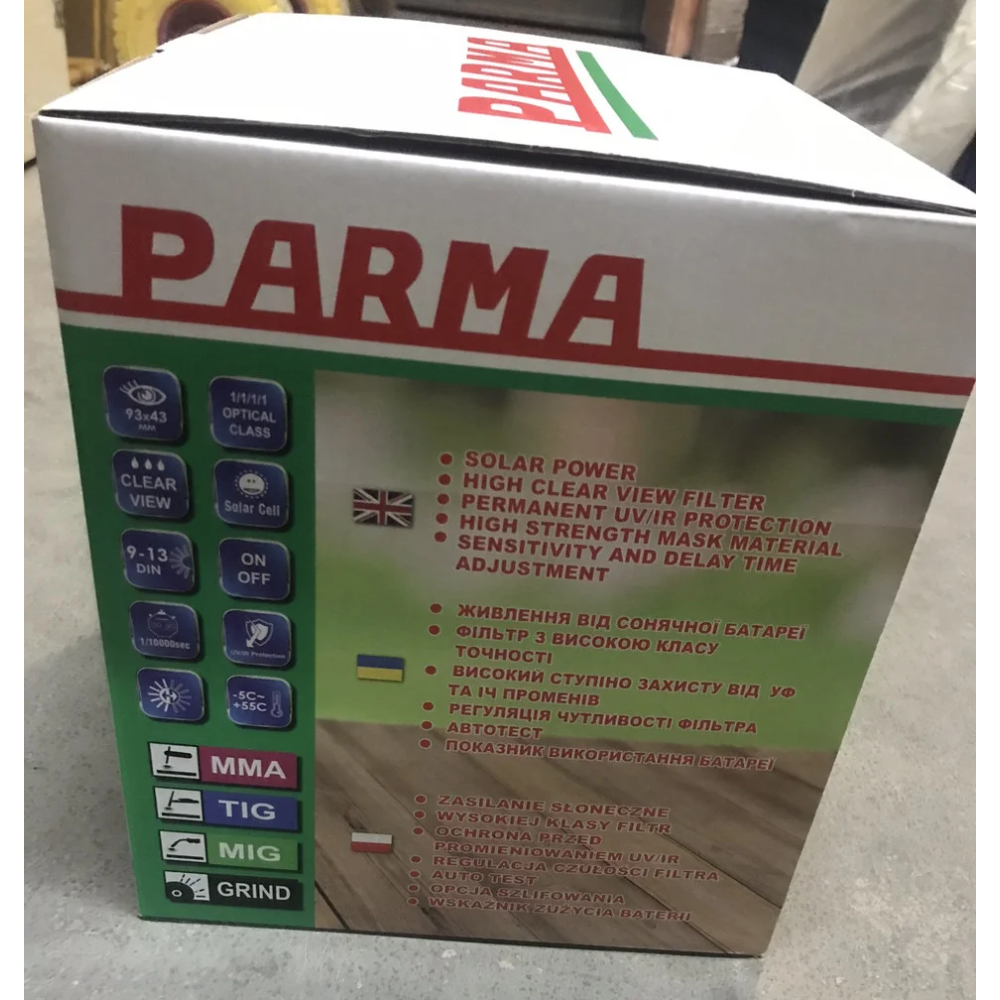 Зварювальна маска хамелеон PARMA PRWM01