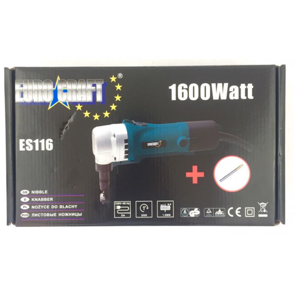 Ножиці по металу Euro Craft ES116