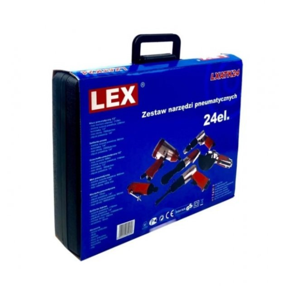 Набір пневмоінструменту LEX LXATK24 (24 інструменти)