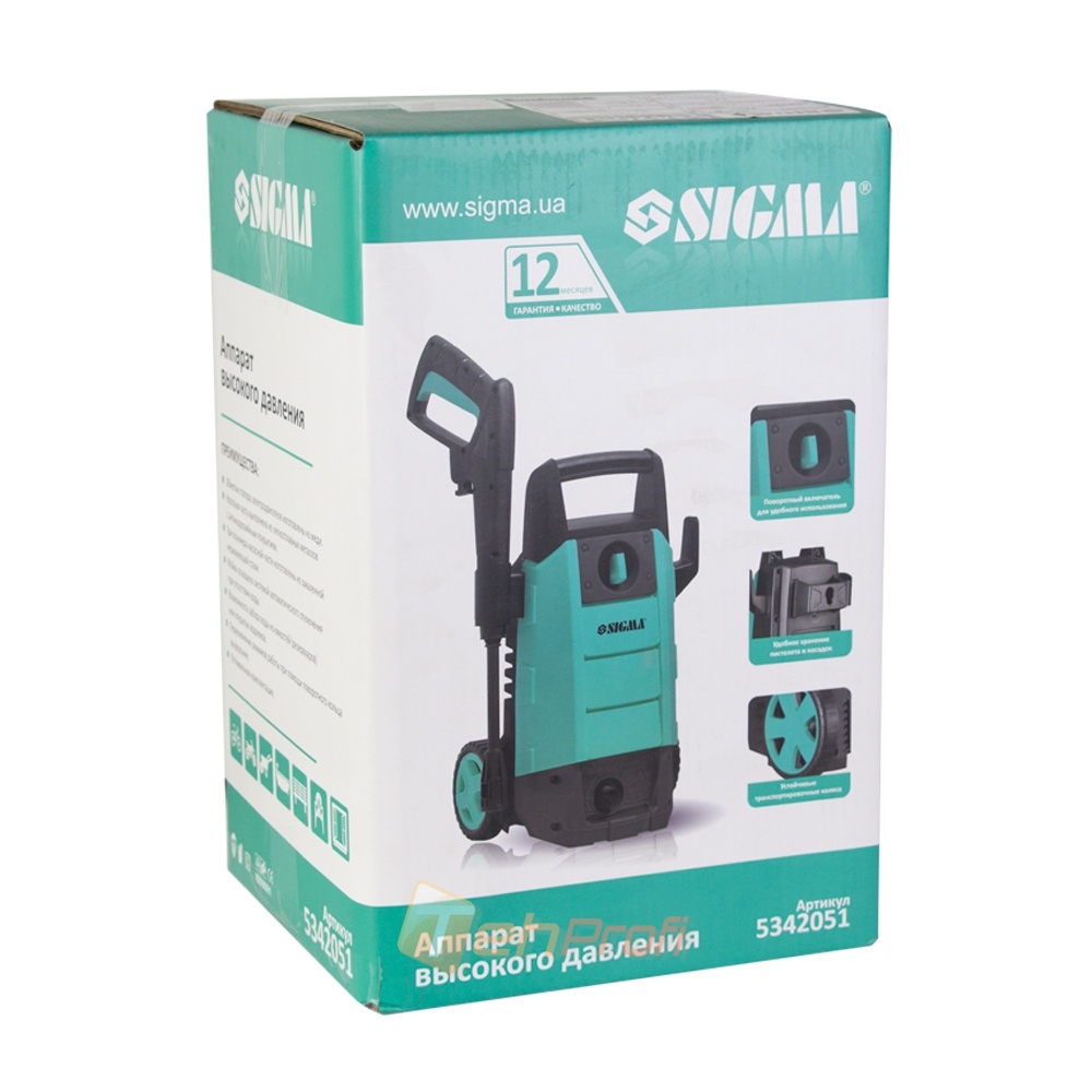 Мийка високого тиску SIGMA (1500Вт) (5342051)