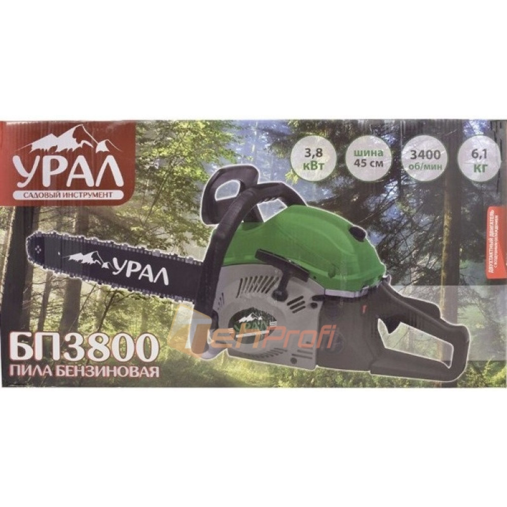 Бензопила ланцюгова УРАЛ БП-45/3800 (легкий старт, праймер)