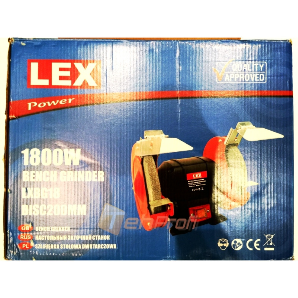 Верстат точильний LEX LXBG18 (1800 Вт, Польща)