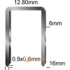 Степлер пневматичний (СКОБА 12,8 (6-16) 0,9Х0,6) SIGMA (6713011)