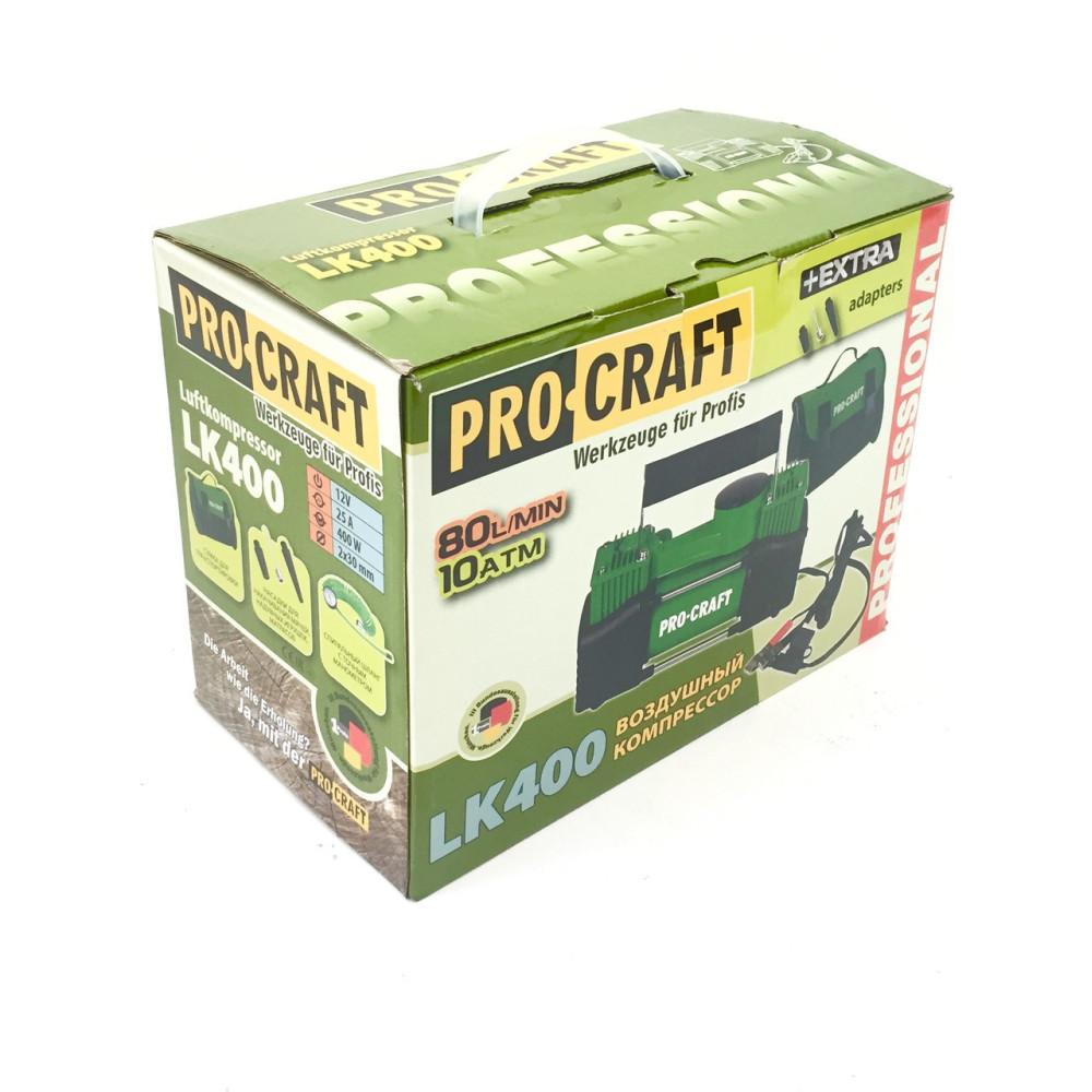 Компресор автомобільний Procraft LK400