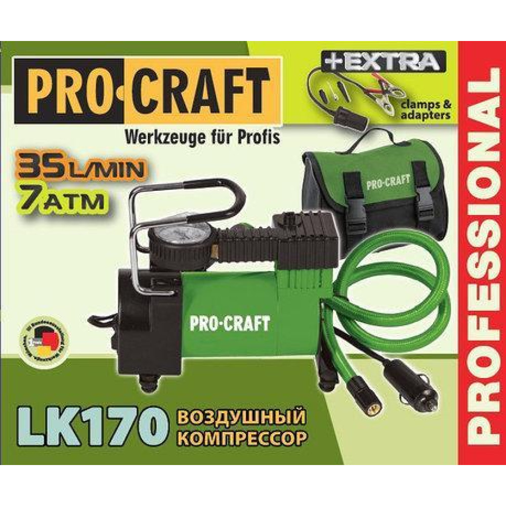 Компресор автомобільний Procraft LK170