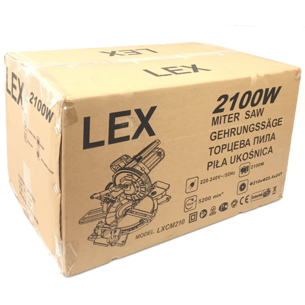Пила торцювальна LEX LXCM210 (2100Вт)