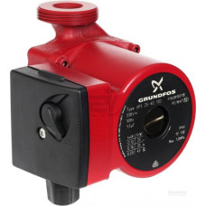 Насос циркуляційний Grundfos UPS 25-40 130 гайок, кабель з вилкою