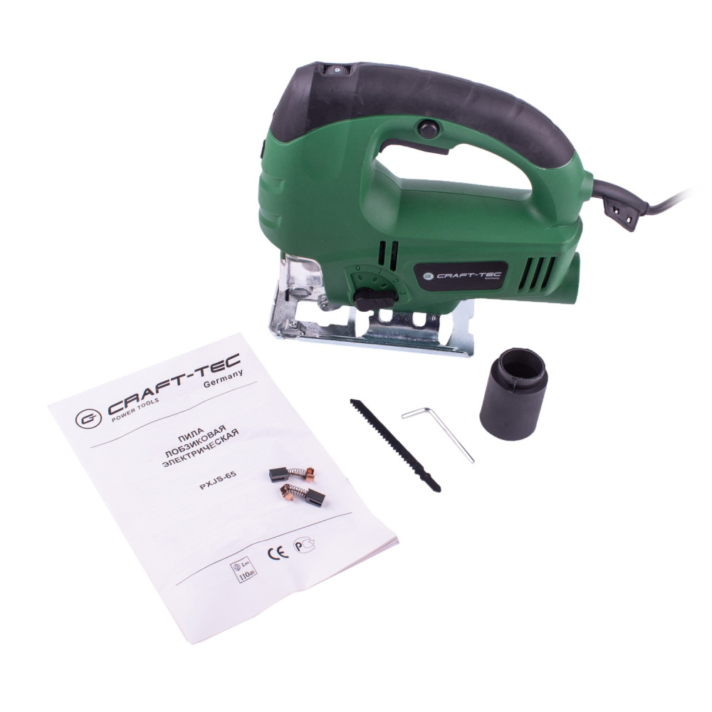 Лобзик Craft-Tec PXGS-65 900W (кругл. шток + лазер)
