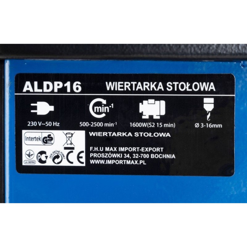 Верстат свердлильний AL-FA ALDP16-1 1600 Вт