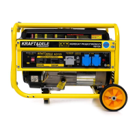 Генератор бензиновий Kraftdele 1фаз KD125 -3800Вт
