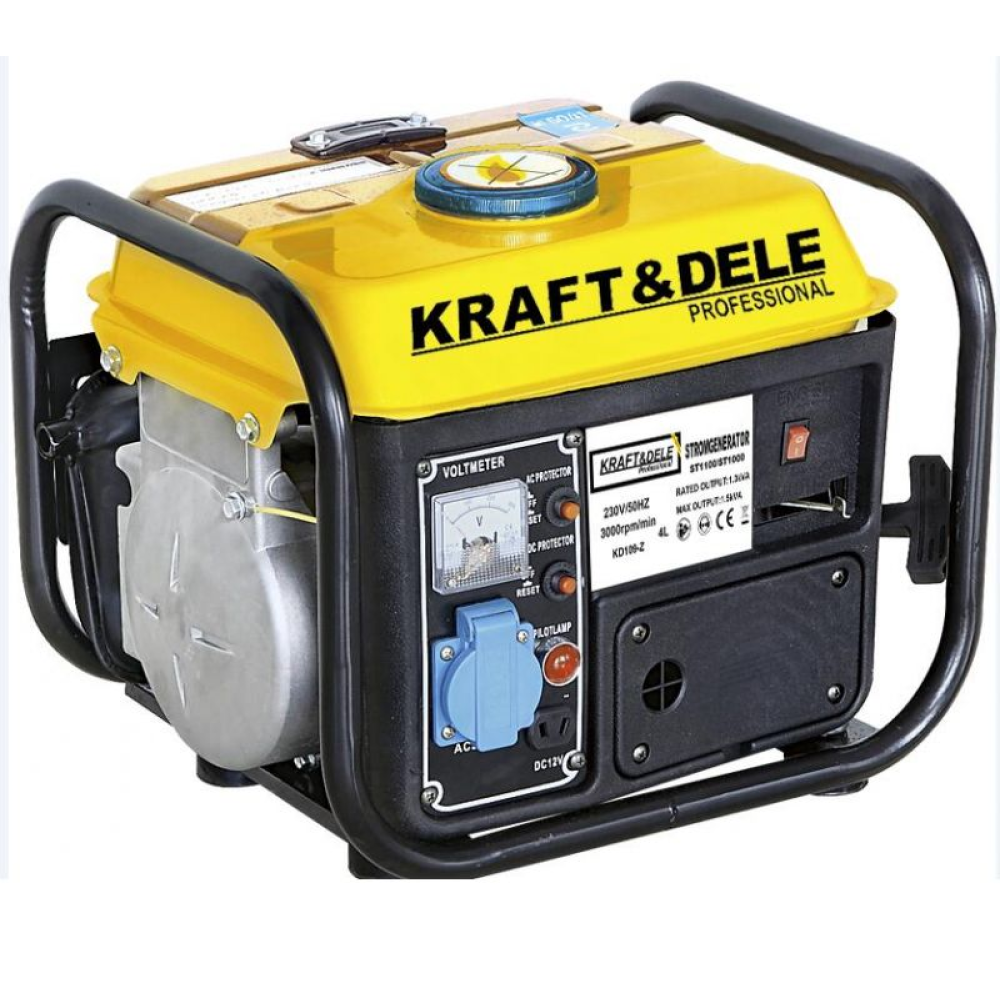 Генератор бензиновий Kraftdele KD-109z (1200Вт)