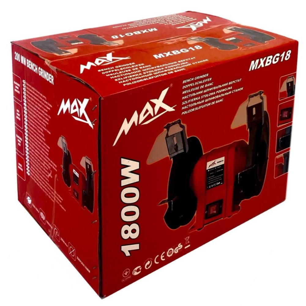 Верстат точильний MAX MXBG18