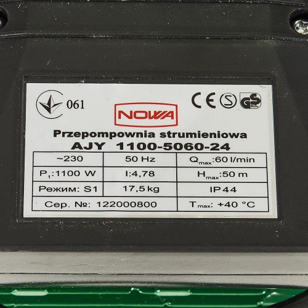 Насосна станція NOWA AJY 1100-5060-24