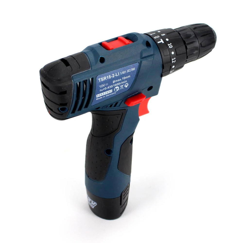 Шуруповерт ударний BOSCH TSR18-2LI (12V 3,0AH) з набором