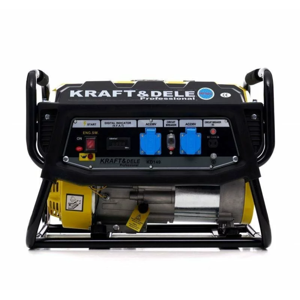 Генератор бензиновий Kraftdele KD149 LCD (3500Вт)