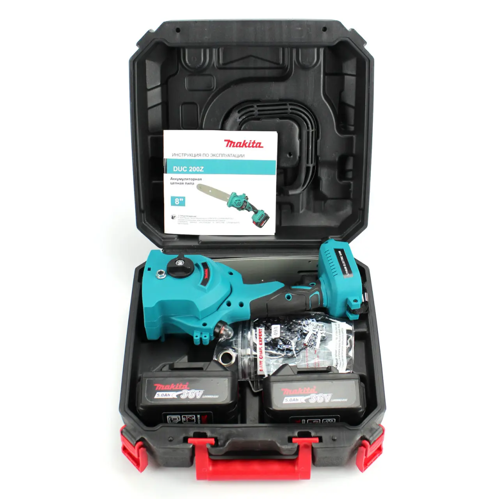 Пила міні ланцюгова акумуляторна Makita DUC 200Z (Безщіткова, 36В/5А)