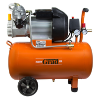 Компрессор V 2.5кВт 435л/хв 8бар 50л (2 крана) GRAD (7043945)