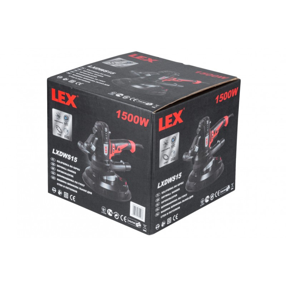 Шліфувальна машина для стін і стелі LEX LDWS15 1500W