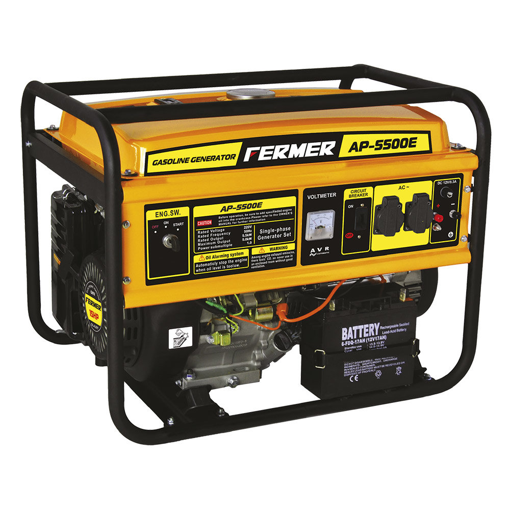 Генератор бензиновий Fermer АР-5500E