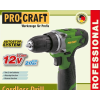 Шуруповерт PROCRAFT РА-12 Li COMPACT, дві батареї