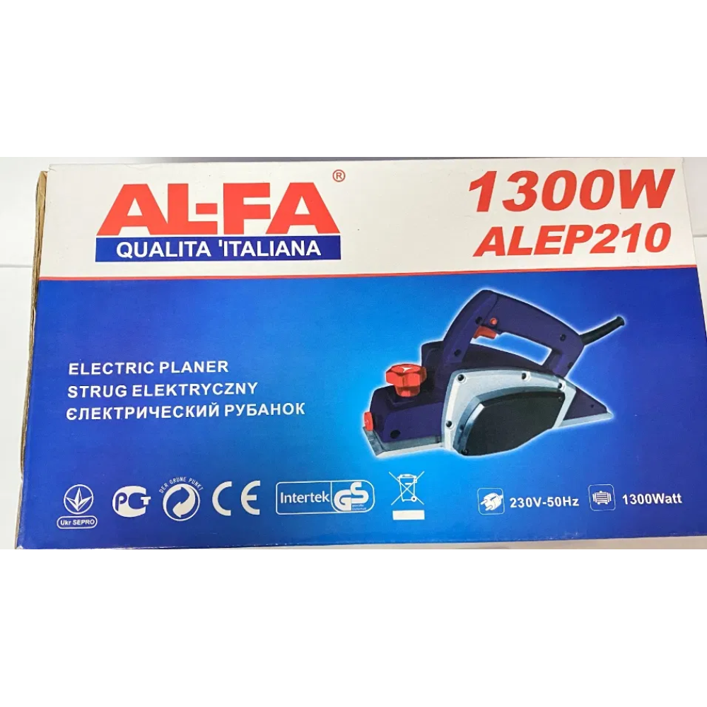 Рубанок електричний AL-FA ALEP210