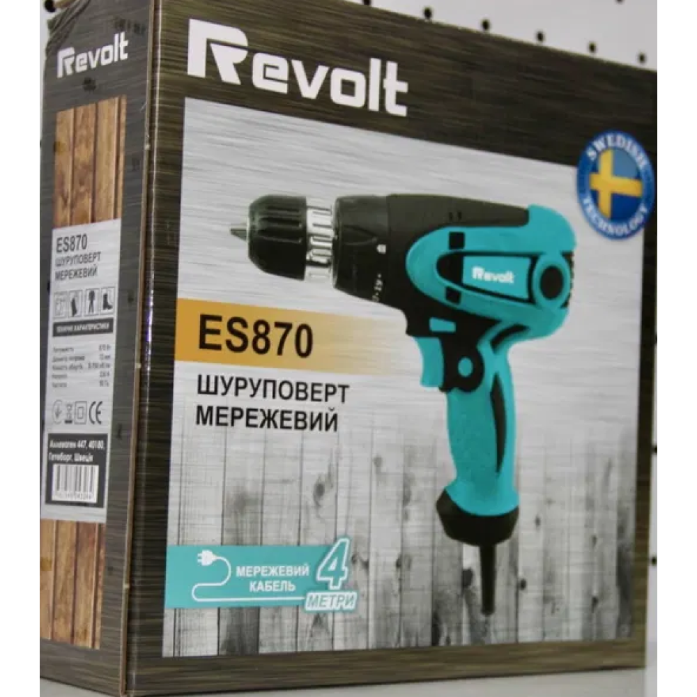 Шуруповерт електричний Revolt ES870