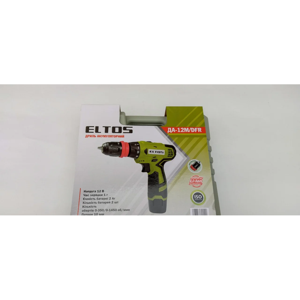 Шуруповерт акумуляторний ELTOS ТАК-12M/DFR