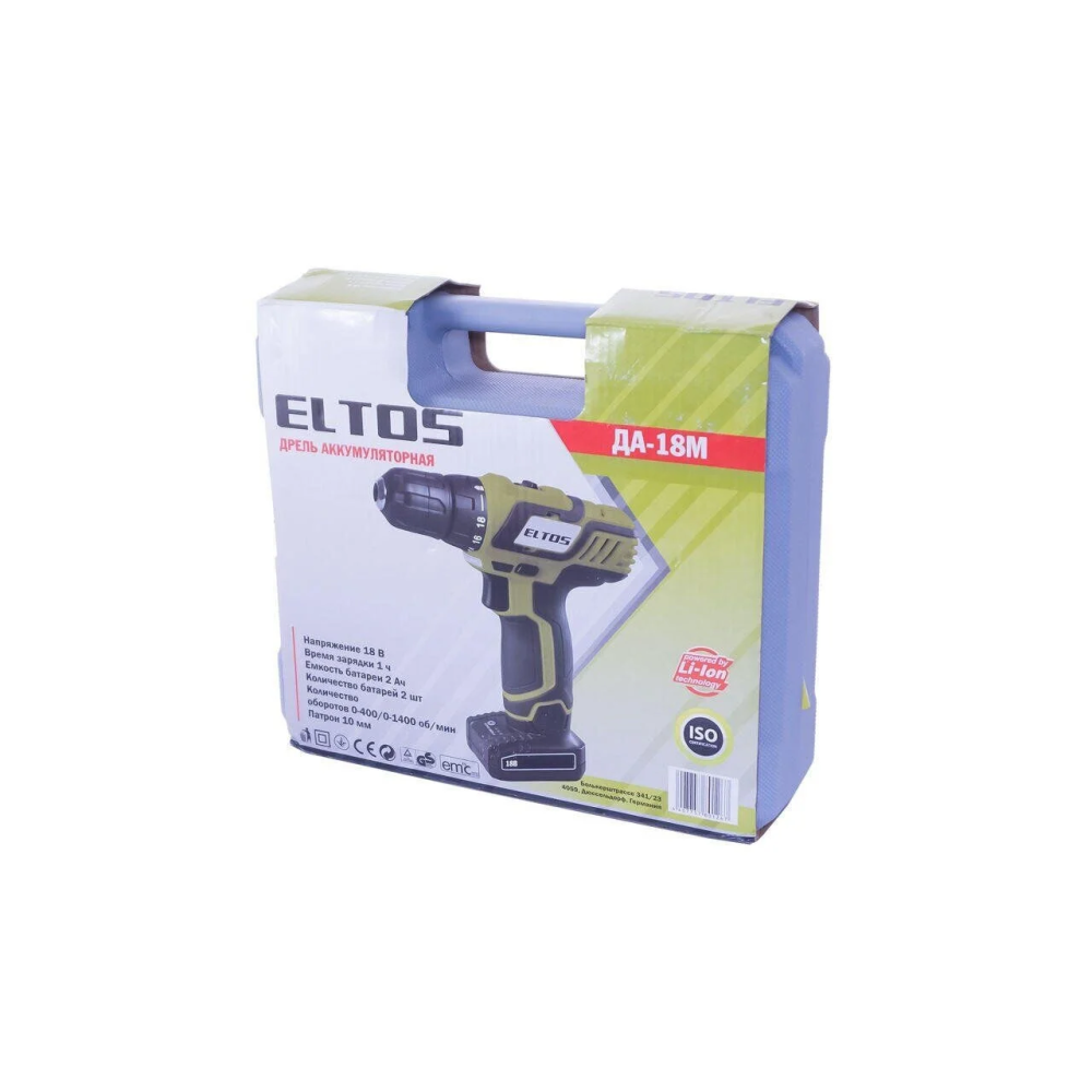 Шуруповерт акумуляторний Eltos ТАК-18М