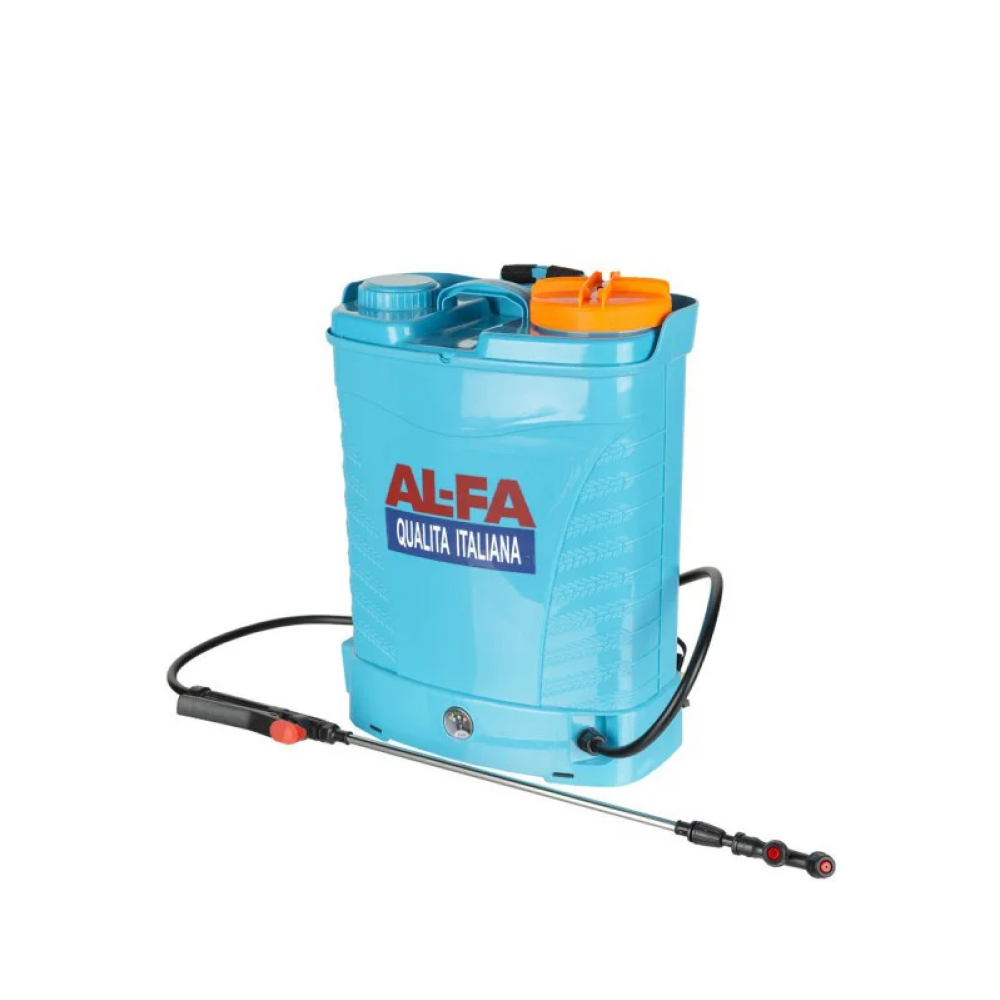 Обприскувач акумуляторний ALFA PROFI AES-16L (ПОЛЬЩА, 15 Аг, 5 насадок)