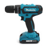 Шуруповерт ударний Makita 550DWE (24В,5Ач) збільшений набір інструментів у кейсі
